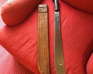 Machete and Sheath