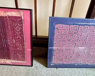 Assortment of Mola Applique Textile Panels
