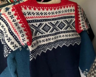 Assortment of Hand Knitted Sweaters