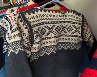Assortment of Hand Knitted Sweaters