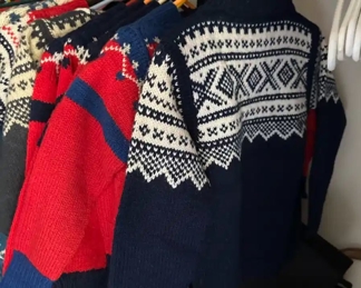 Assortment of Hand Knitted Sweaters