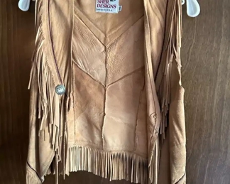 Char & Sher Designs Fringe Vest