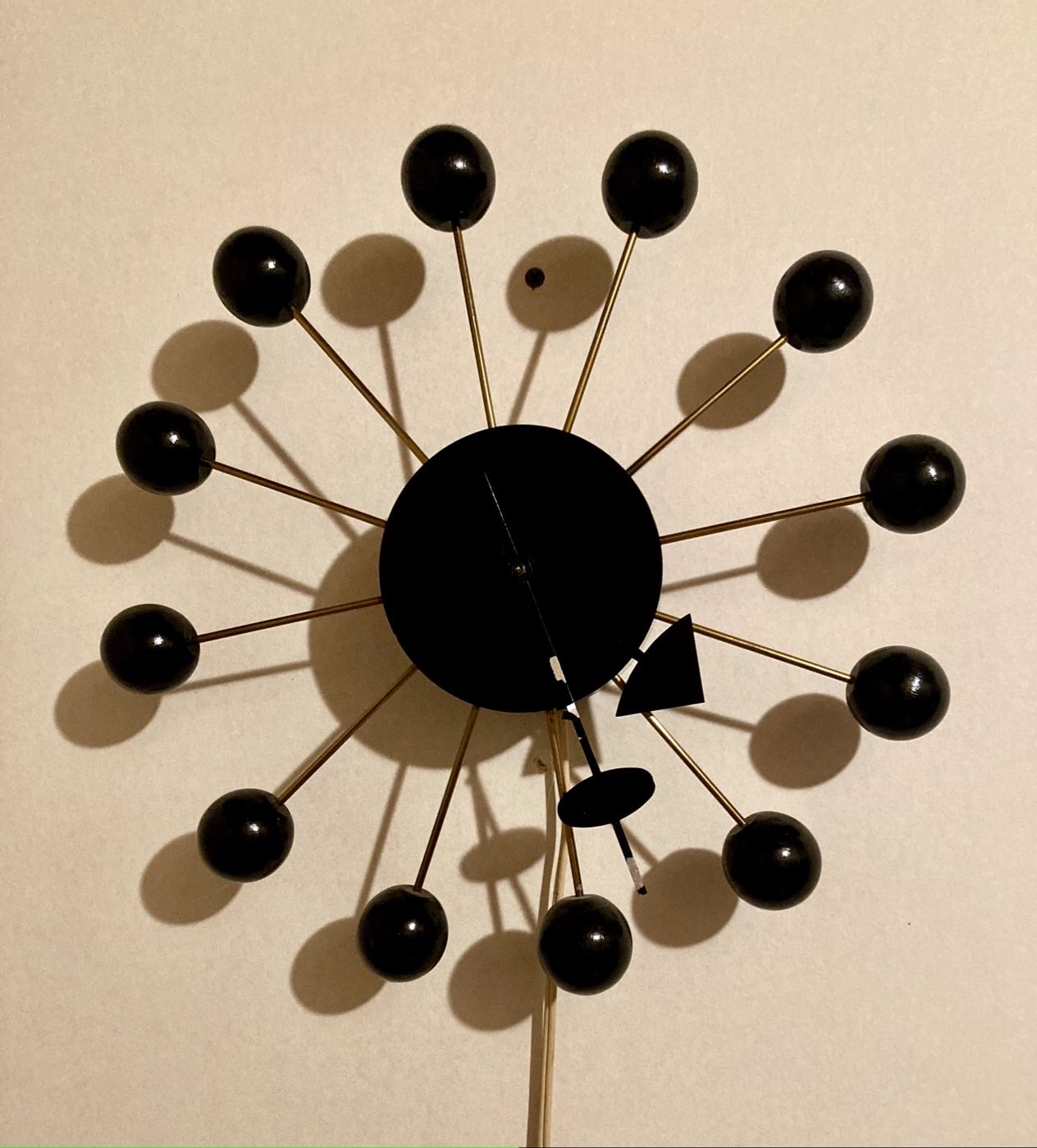 Original George Nelson for h General Lighting Co. Ball Clock