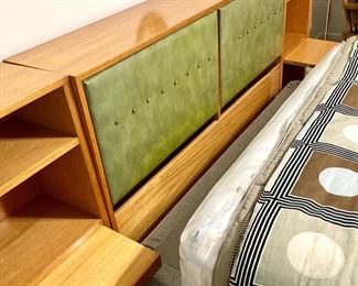 George Nelson headboard and matching nightstands