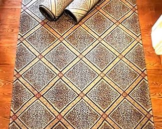 3 Matching Patterned Area Rugs