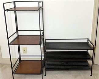 3Tier Shelf Black Shoe Rack