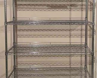 6 Shelf Metal Shelving Unit