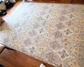 12x9 Ft Rug Light Blue Beige