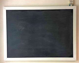 Chalk Board With White Trim