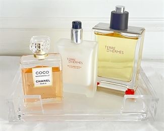 Coco Chanel Paris, Terre DHermes, Perfume Tray