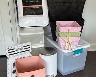 College Dorm Bundle Twin Comforter, Storage Solutions, More