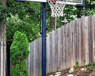 Elite Adjustable Outdoor Basketball Frame Hoop