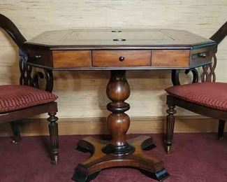 Game Table And 2 Chairs