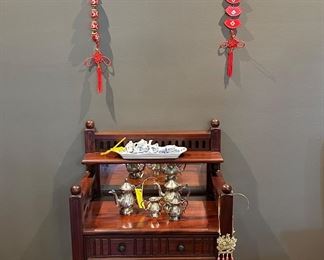 Multiple Colorful Asian art pieces