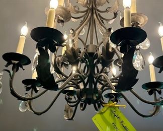 Chandelier style Light Fixtures (must be removed by electrician)