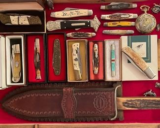 Collection of knives