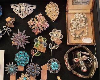 Micromosaic and rhinestones