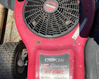 Intek 17hp in the Craftsman mower, had good compression. 