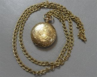 14k gold pocket watch Elgin