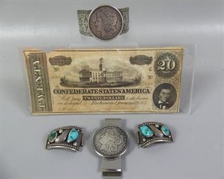 Old money and jewelry