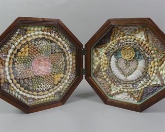 Old shell valentines