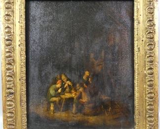 17th century Dutch oil painting - Van Ostade
