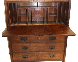 Antique Gus Stickley fall front desk