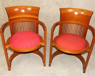 Pr. Cassina chairs after Frank Lloyd Wright