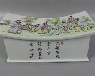 Chinese porcelain pillow / head rest