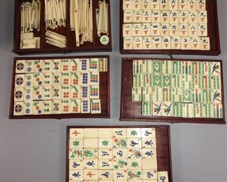 Chinese mah-jong set ca 1920