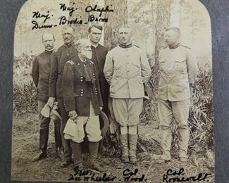 Important historical lot from Rough Rider chaplain Brown