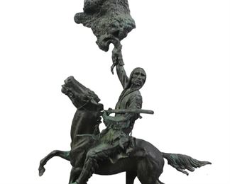 After Remington bronze 36"