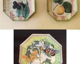 NYC shop owner and designs, John Derian's,  Collectable Decoupage Plates