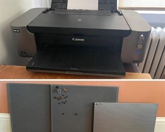 Canon Pixma Pro Large Scale (up to 13x19_ Professional Printer. Crate&Barrel Umbra Pin Dot Bulletin Boards
