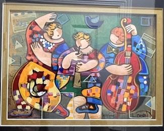 L. Dorit prints (2) in a set for $375.  #407 of 490 prints the The Trio of the Night