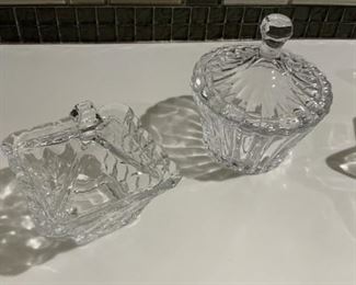 Crystal sugar bowls $15.00 each