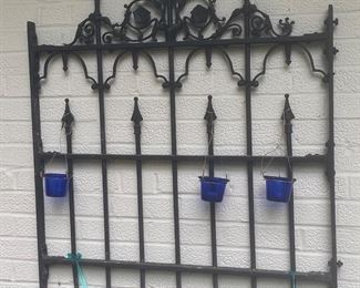 Ornate, Wrought Iron Fence Gate, Circa 1940