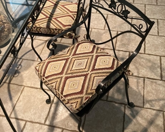 Vintage Salterini Wrought Iron Dining Chair 