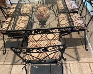 Vintage Salterini Wrought Iron Dining Set