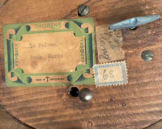 THORENS Vintage Music Box Wooden Platter