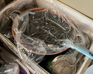 More unused pots and pans