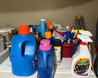 Cleaning and laundry supplies