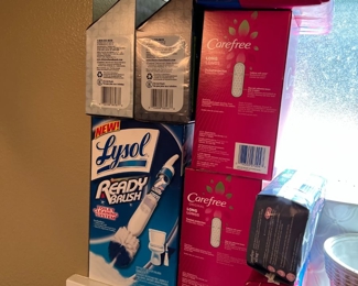 Lysol ready brush and carefree 