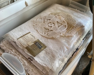 Linens and lace