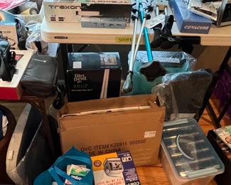 Portable TV, DVD player and Coby mini TV