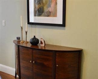 French Heritage Furniture demillune console table