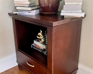 One of a pair of Broyhill nightstands