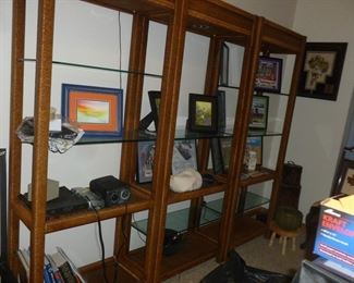 Rattan shelving..nice