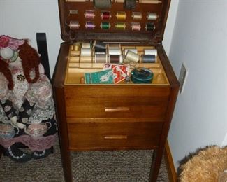 Vintage sewing box