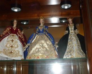 3 Faberge (we have 2 boxes, not sure about the 3rd. These are the only ones she had displayed)